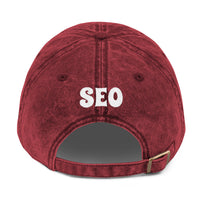 SEO Custom Vintage Cotton Twill Cap