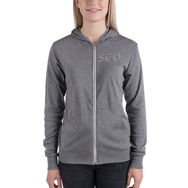 SEO Custom Unisex zip hoodie