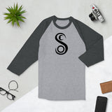 SEO Custom 3/4 sleeve raglan shirt