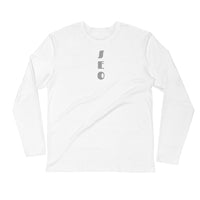 SEO Custom Long Sleeve Fitted Crew