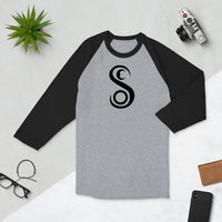 SEO Custom 3/4 sleeve raglan shirt