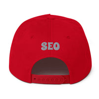 SEO Custom Flat Bill Cap