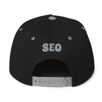 SEO Custom Flat Bill Cap